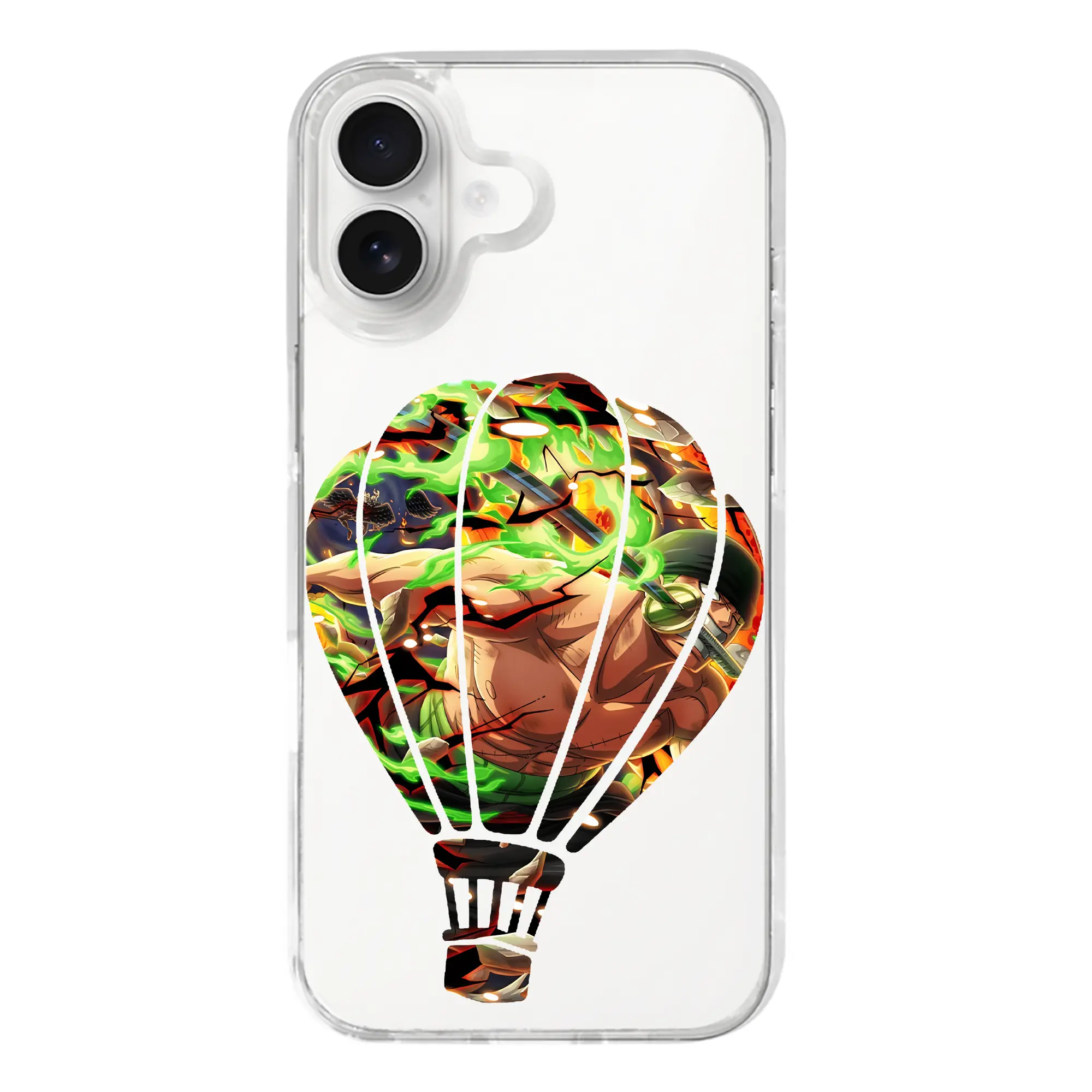 ワンピース グッズ ロロノア・ゾロ - iPhone 17シリーズ 透明スマホケース – 薄型・耐衝撃・精密フィット保護カバー